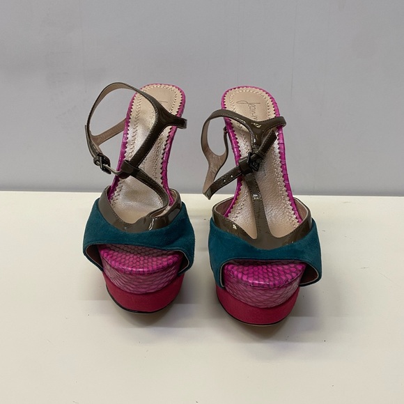 Jean-Michel Cazabat T-Strap Platform Sandel size 35.5 - Picture 2 of 8